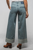 Mac Jeans Nevada Superwide Greenblue Ladies - Pants - Jeans