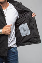 Manto Barker Buffalo Suede Jacket In Black Mens - Outerwear - Leather