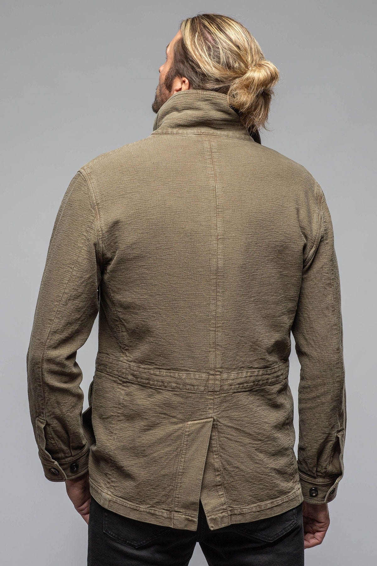 Chinaco Safari Jacket In Moss Grey - AXEL'S