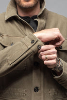 Chinaco Safari Jacket In Moss Grey - AXEL'S