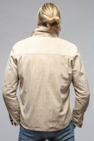 Corralejo Suede Overshirt In Palomino - AXEL'S