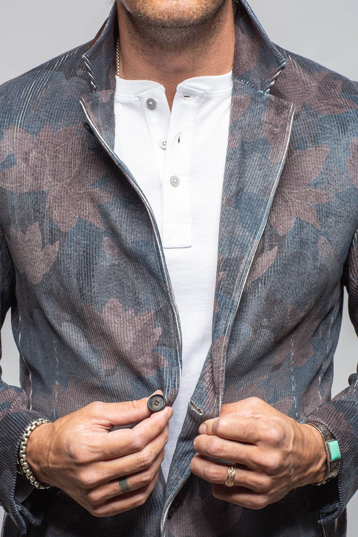 Dahl Printed Corduroy Blazer - AXEL'S