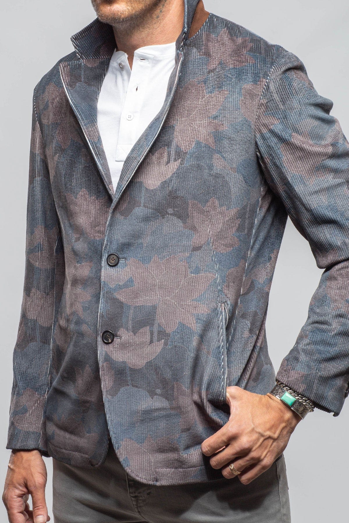 Dahl Printed Corduroy Blazer - AXEL'S