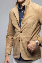 Manto Espolon Blazer In Nut Mens - Outerwear - Leather