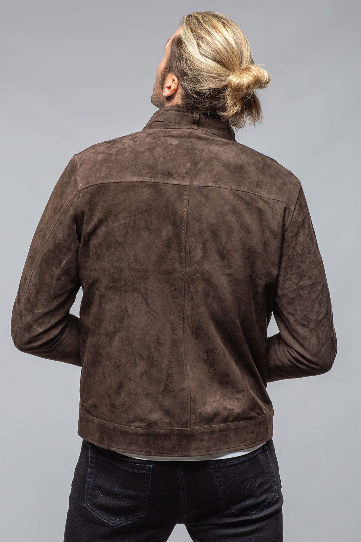 Manto Lunazul Biker Blouson In Brown | Mens - Outerwear - Leather