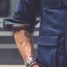 Olmeca Safari Jacket In Navy - AXEL'S