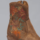 Manzanita Hand Painted & Embroidered Boot In Tobacco - AXEL'S
