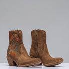 Manzanita Hand Painted & Embroidered Boot In Tobacco - AXEL'S