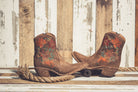 Marco Delli Manzanita Hand Painted & Embroidered Boot In Tobacco Ladies - Cowboy Boots
