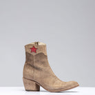 Stella Boot In Stone W/ Red Star - AXEL'S