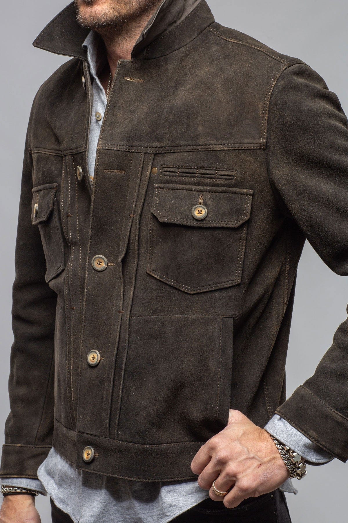 Meindl Dawson Deerskin Jacket Mens - Outerwear - Leather