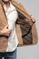 Meindl New Smooth Blazer In Light Tan Mens - Outerwear - Leather