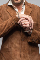 Meindl Woodford Blazer In Tobacco Mens - Outerwear - Leather