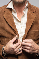 Meindl Woodford Blazer In Tobacco Mens - Outerwear - Leather