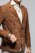Meindl Woodford Blazer In Tobacco Mens - Outerwear - Leather