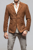 Meindl Woodford Blazer In Tobacco Mens - Outerwear - Leather
