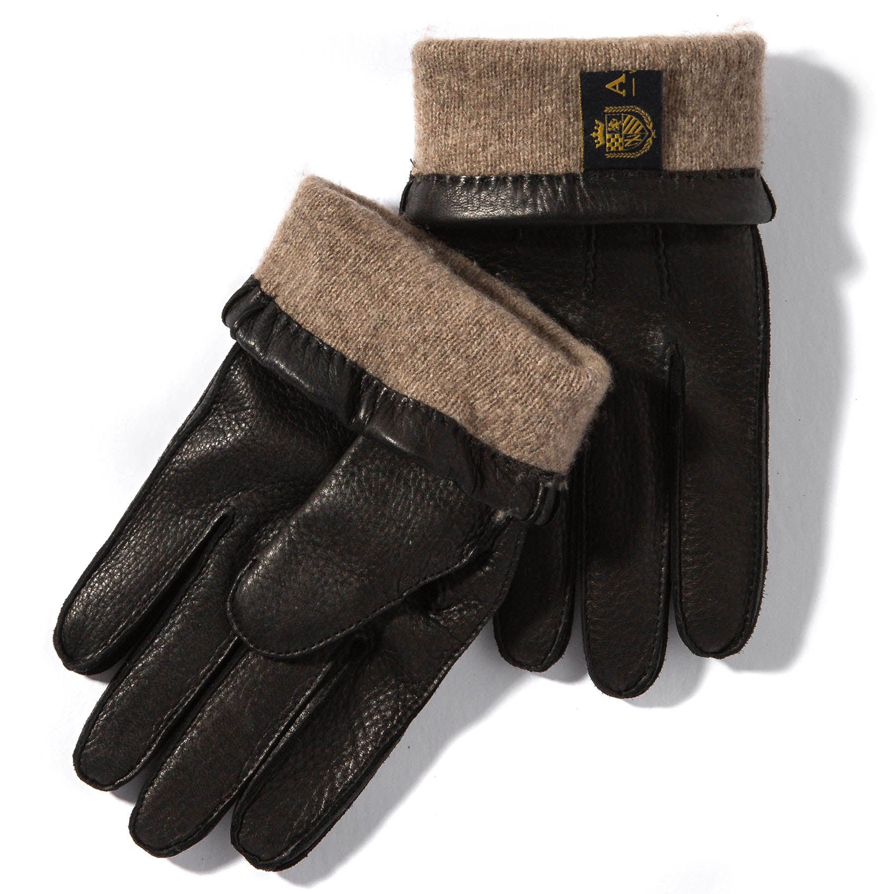Bozeman Deerskin Gloves In Black - AXEL'S