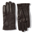 Bozeman Deerskin Gloves In Dk Brown - AXEL'S