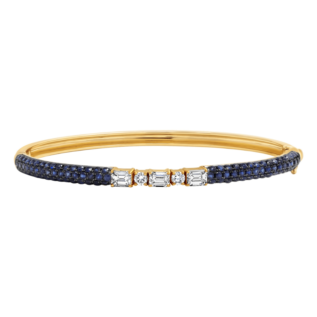 Warrior Woman Sapphire Bangle - AXEL'S