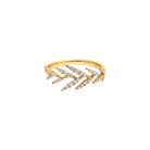 Yellow Gold & Diamond Alure Feather Ring - AXEL'S