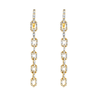 Yellow Gold & Diamond Enchanted Links Earrings - AXEL'S