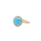 Yellow Gold & Turquoise Aura Ring II - AXEL'S