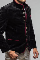 Mothwurf Belltone Velvet Jacket In Black Mens - Tailored