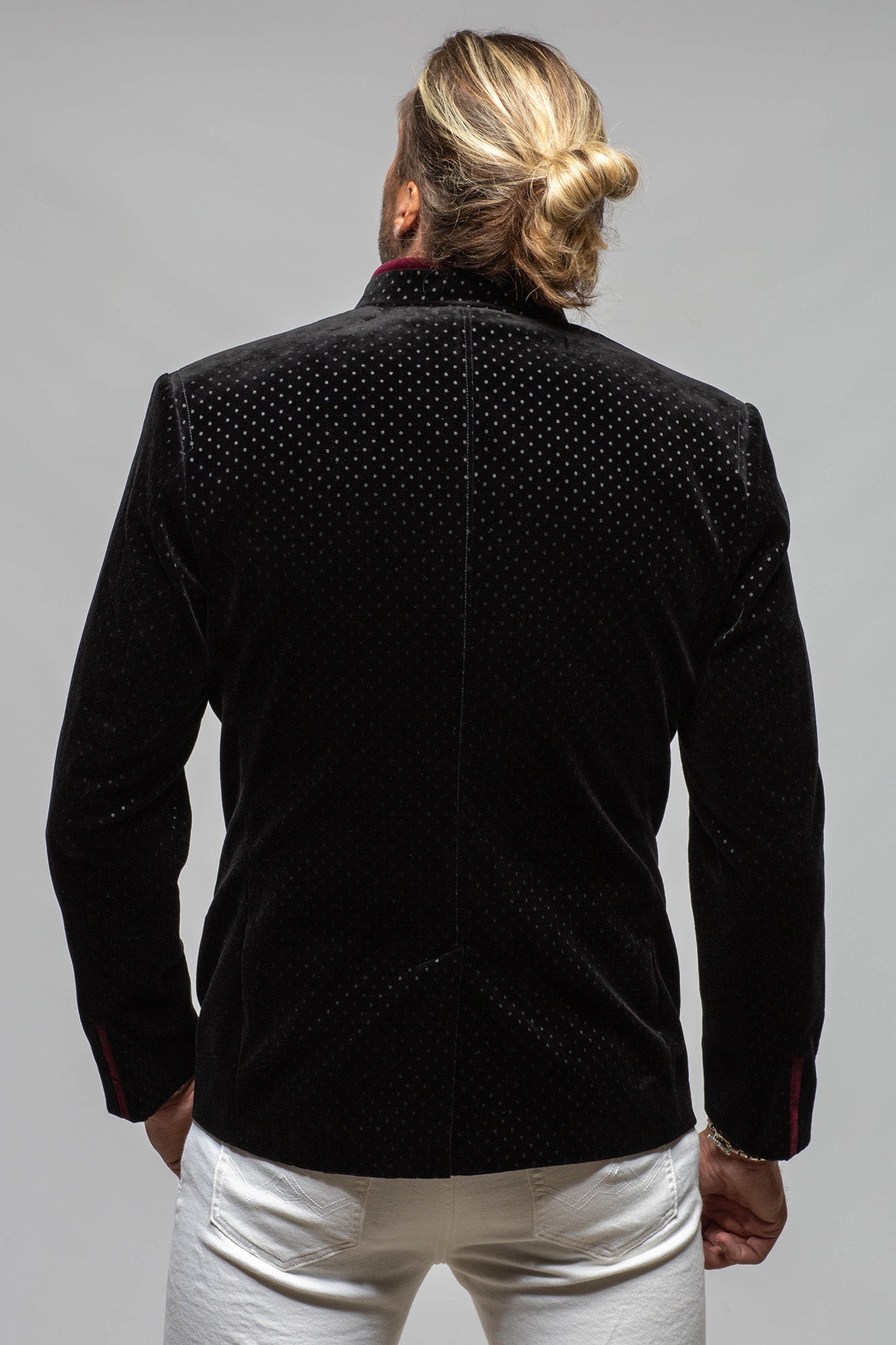 Mothwurf Belltone Velvet Jacket In Black Mens - Tailored