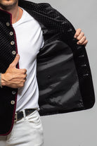 Mothwurf Belltone Velvet Jacket In Black Mens - Tailored