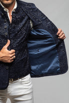 Dellmont Jacket In Blue Marine - AXEL'S