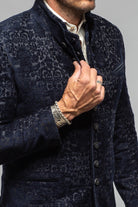 Dellmont Jacket In Blue Marine - AXEL'S