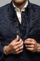 Dellmont Jacket In Blue Marine - AXEL'S