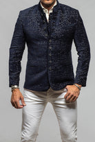 Dellmont Jacket In Blue Marine - AXEL'S