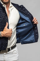 Tanner Vest In Marine - AXEL'S