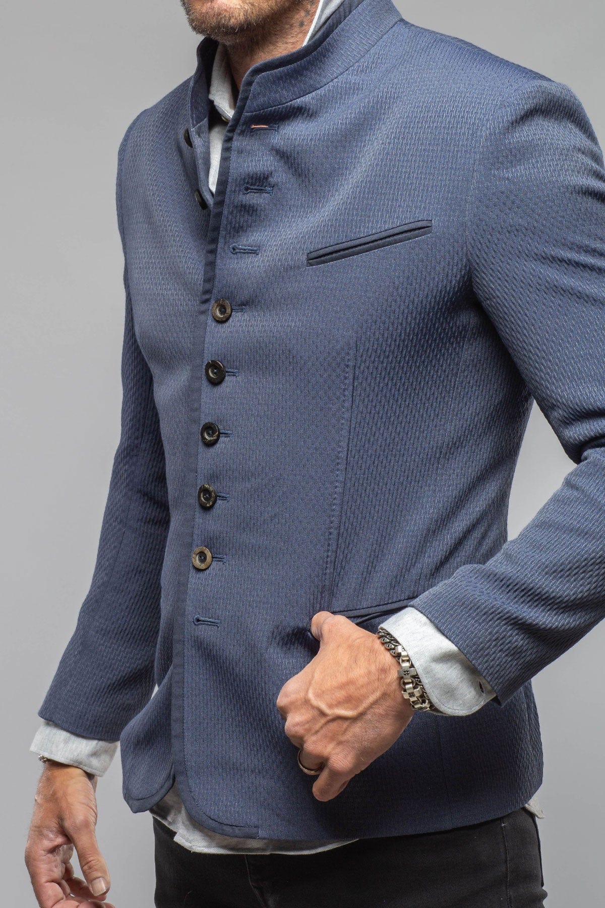 Motwurf Fortaleza Jacket In Jeans | Mens - Tailored