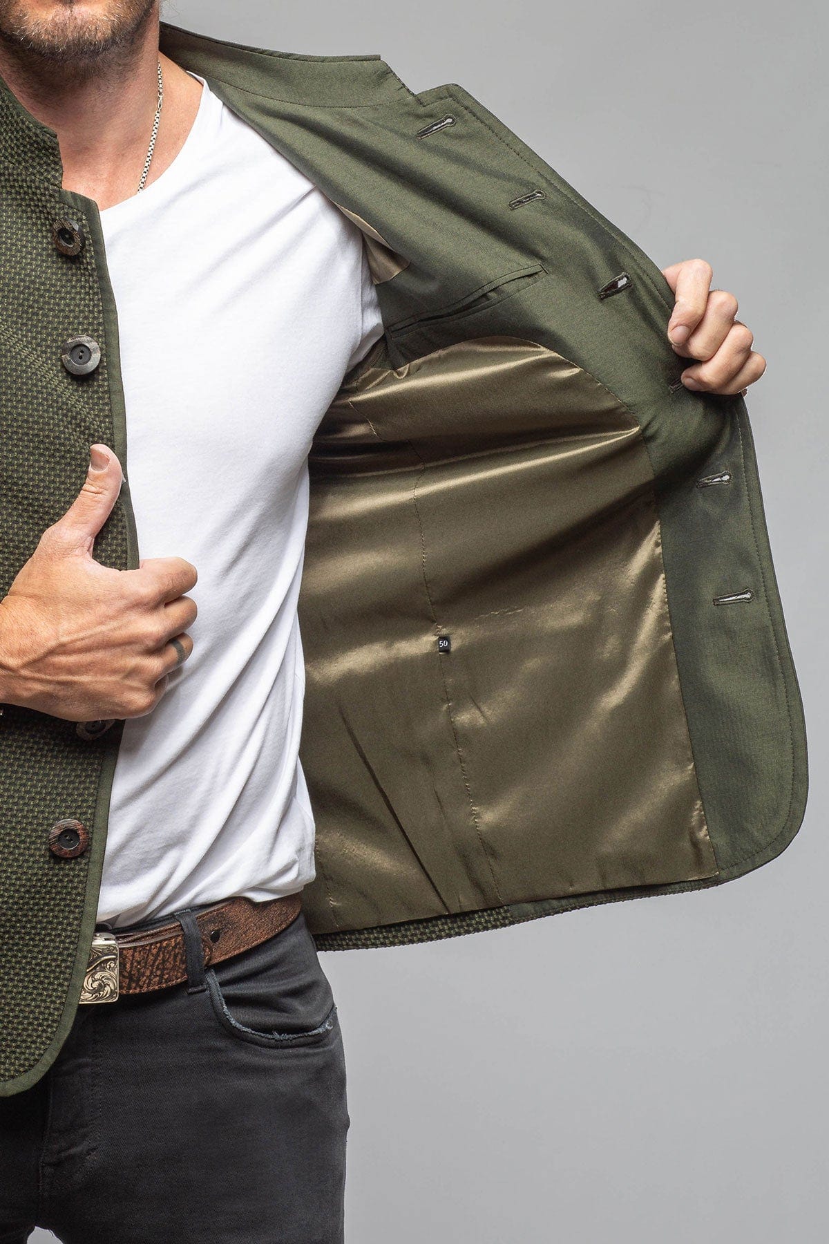 Motwurf Fortaleza Jacket In Olive | Mens - Tailored