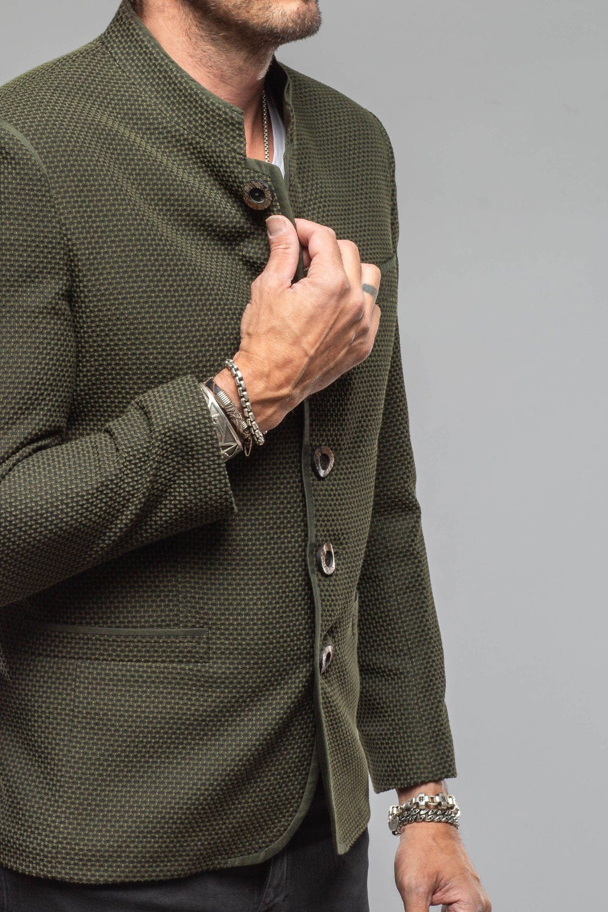 Motwurf Fortaleza Jacket In Olive | Mens - Tailored