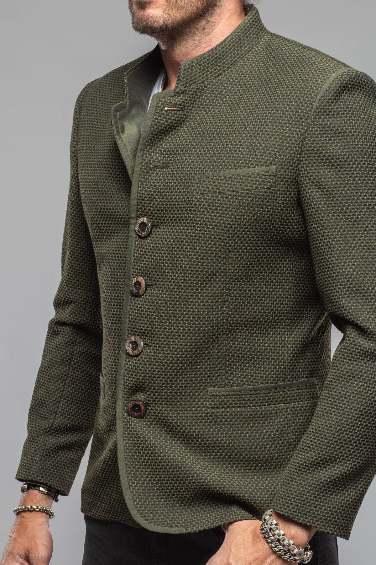 Motwurf Fortaleza Jacket In Olive | Mens - Tailored