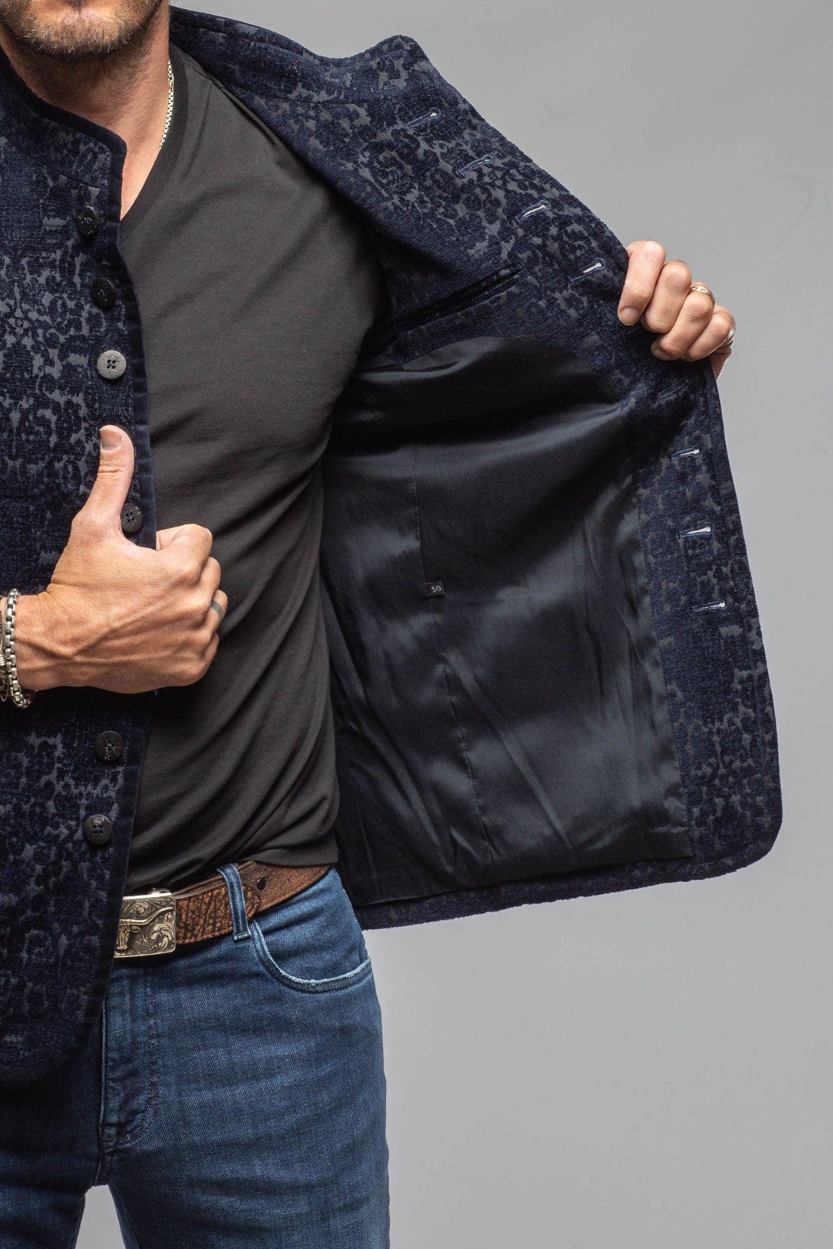 Motwurf Volcano Jacket In Marine | Mens - Tailored