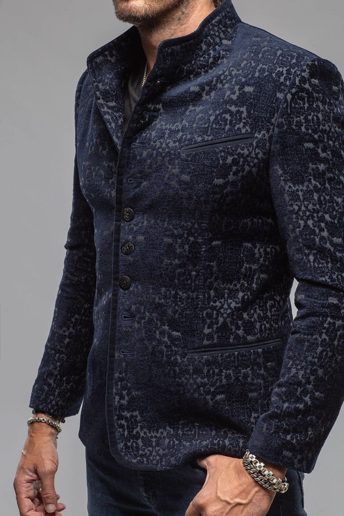 Motwurf Volcano Jacket In Marine | Mens - Tailored