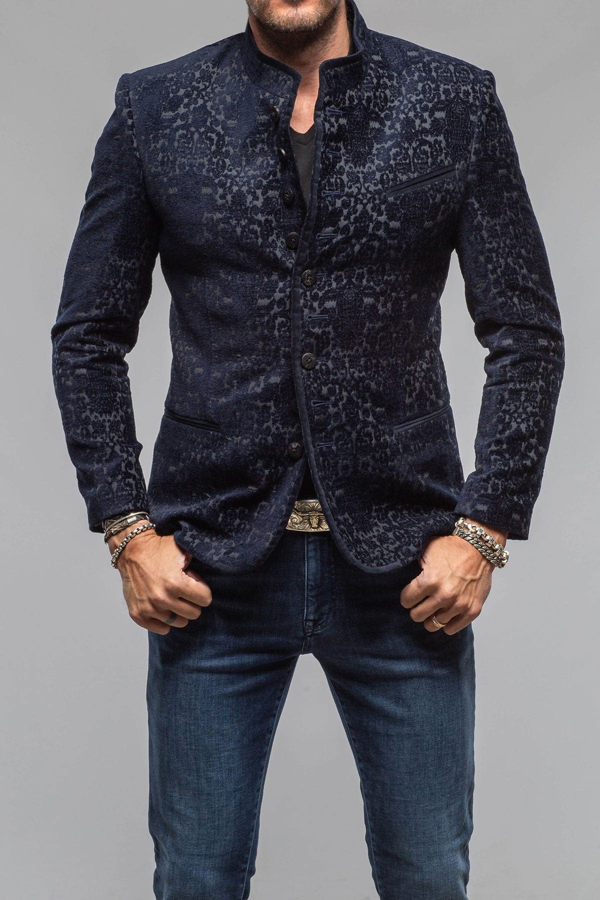 Motwurf Volcano Jacket In Marine | Mens - Tailored