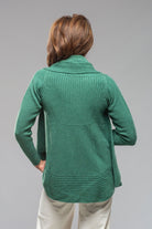 Margot Cashmere Open Cardigan In Emerald - AXEL'S