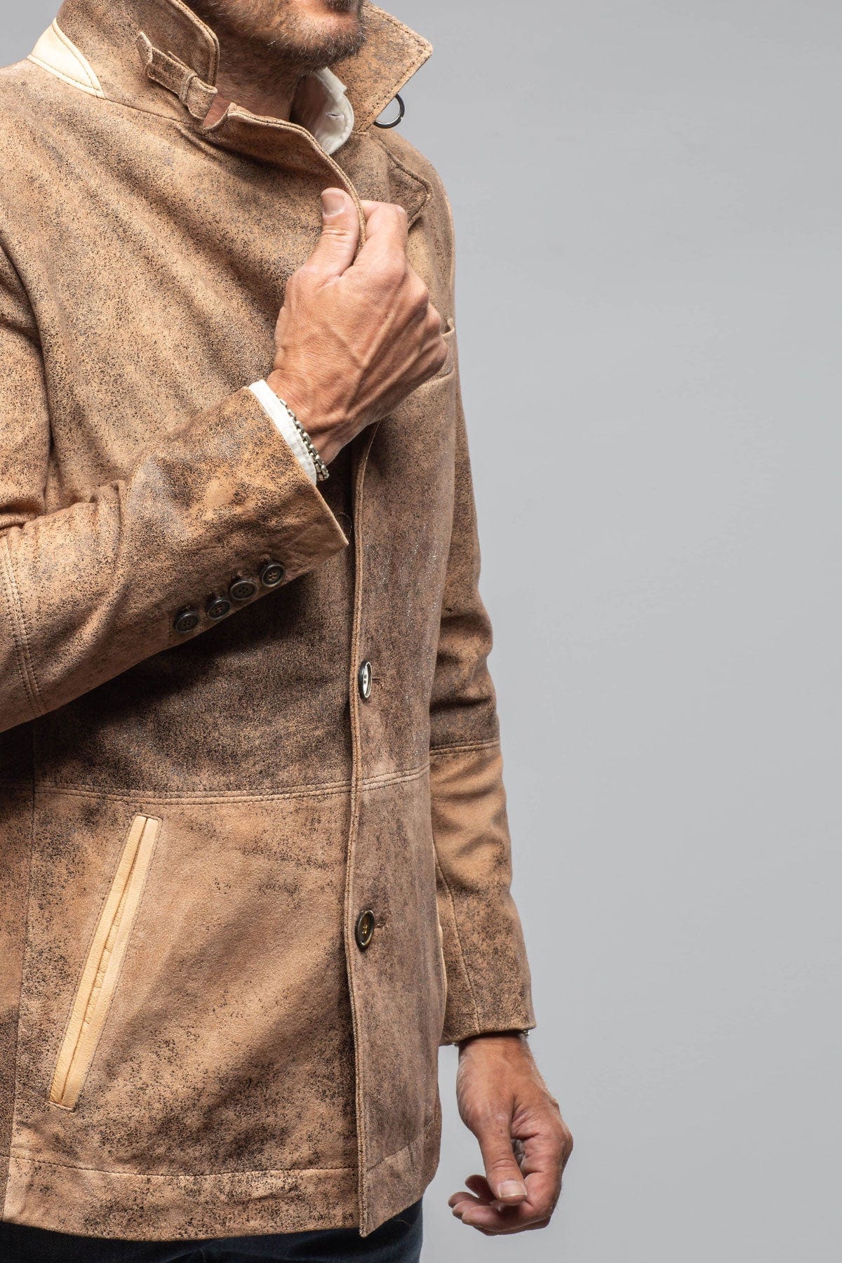 Austria II Distressed Suede Coat - AXEL'S