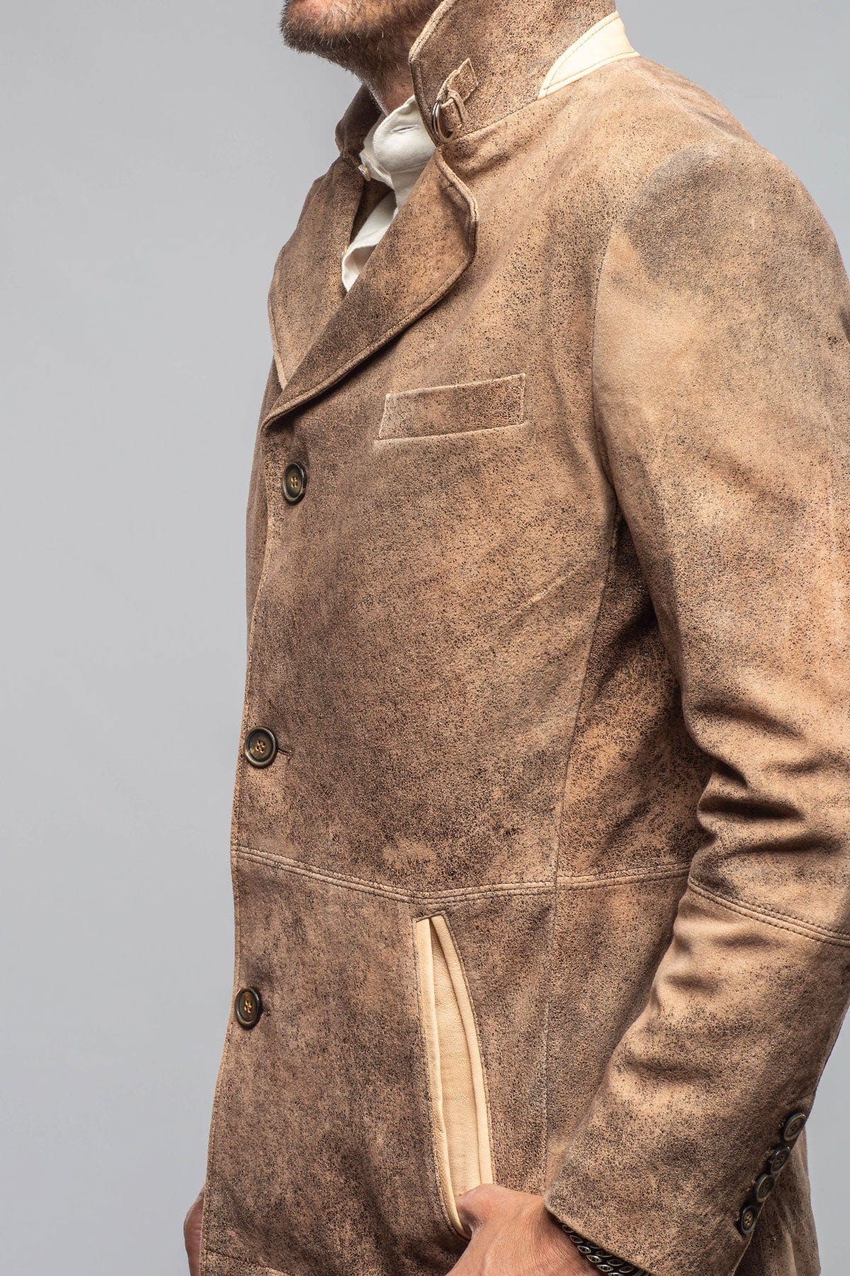 Austria II Distressed Suede Coat - AXEL'S