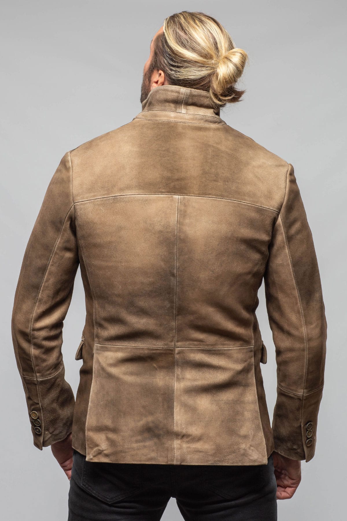 Red Stone Collection GT Camel Break Blazer In Saddle Mens - Outerwear - Leather