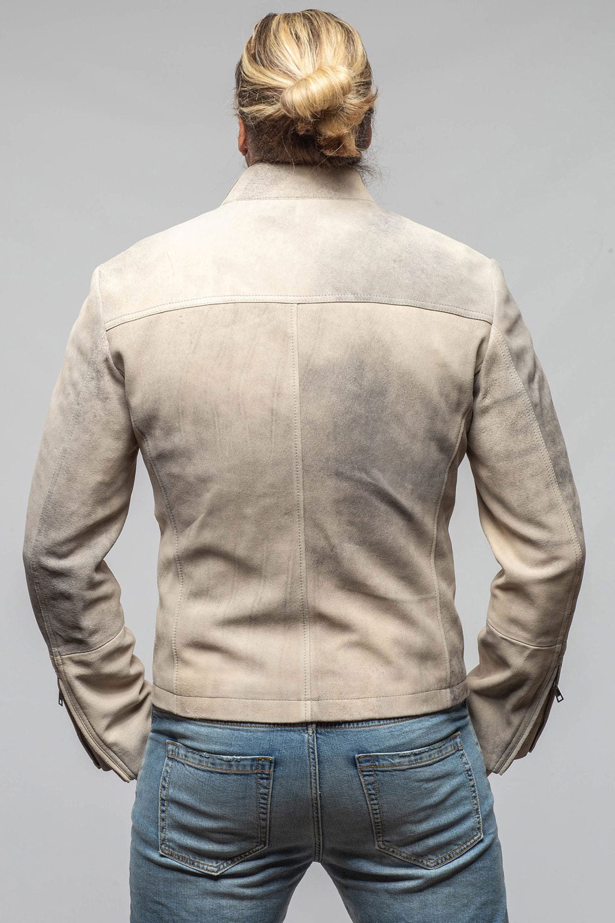 Red Stone Collection Hartwill Moto Jacket In Sughero Mens - Outerwear - Leather