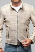 Red Stone Collection Hartwill Moto Jacket In Sughero Mens - Outerwear - Leather
