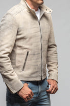 Red Stone Collection Hartwill Moto Jacket In Sughero Mens - Outerwear - Leather