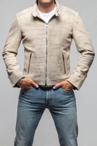 Red Stone Collection Hartwill Moto Jacket In Sughero Mens - Outerwear - Leather