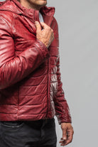 Red Stone Collection Jackson Hooded Retro Puffer Mens - Outerwear - Leather
